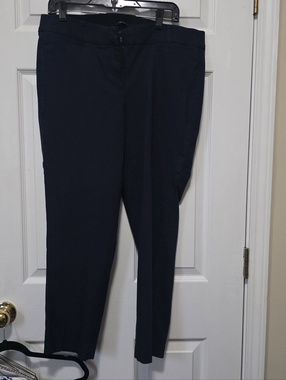 Lane Bryant Navy Ankle Trousers